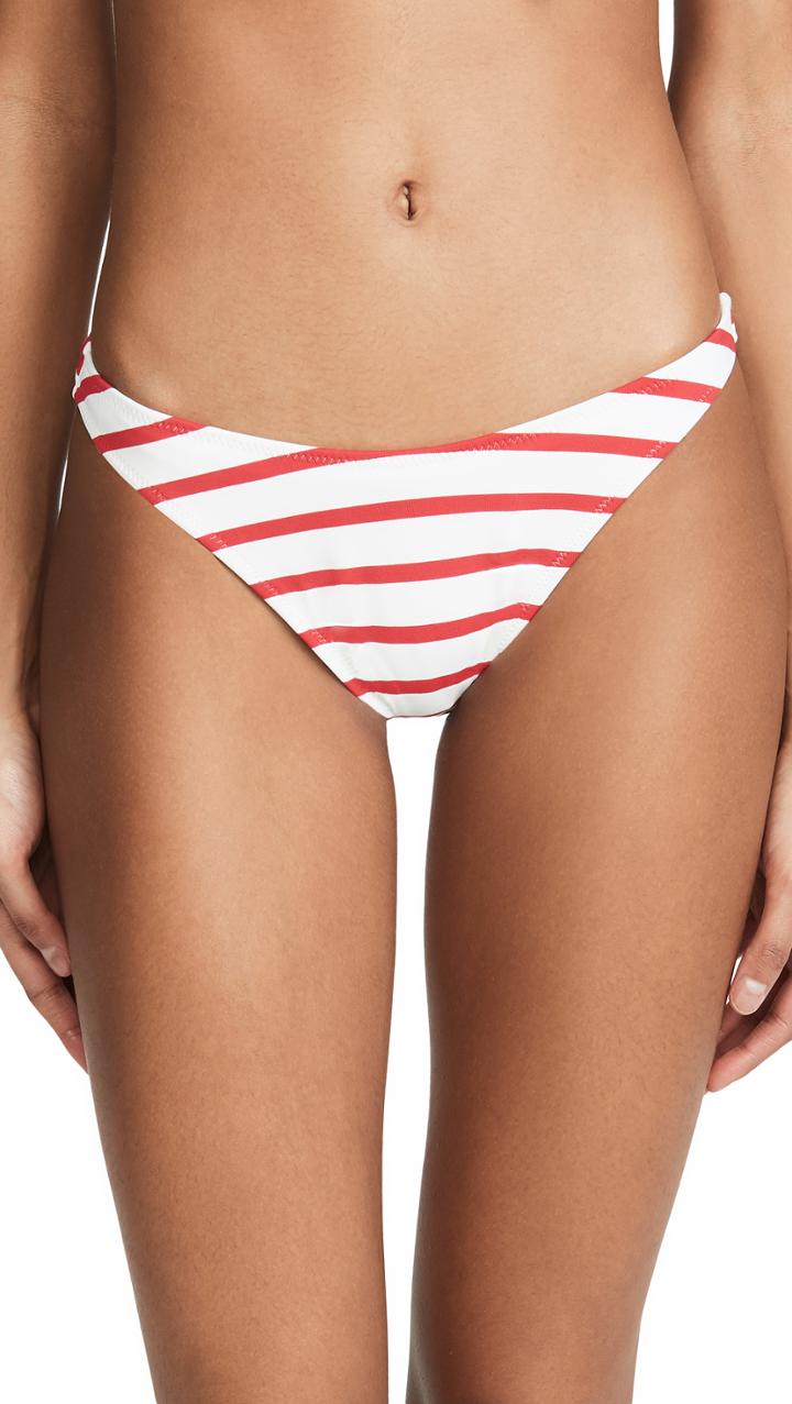 Solid Striped The Vanessa Bikini Bottoms