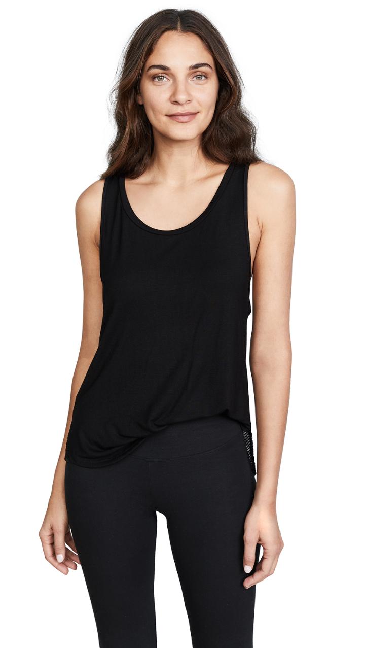 Terez Fishnet Back Tank