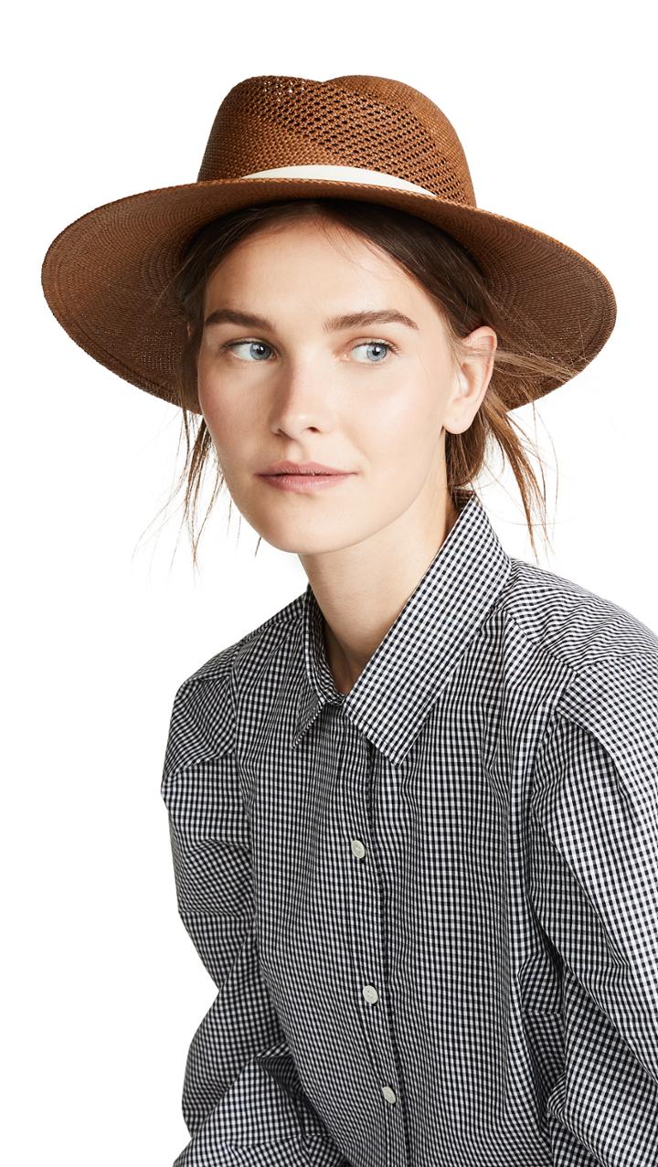 Rag Bone Zoe Straw Fedora