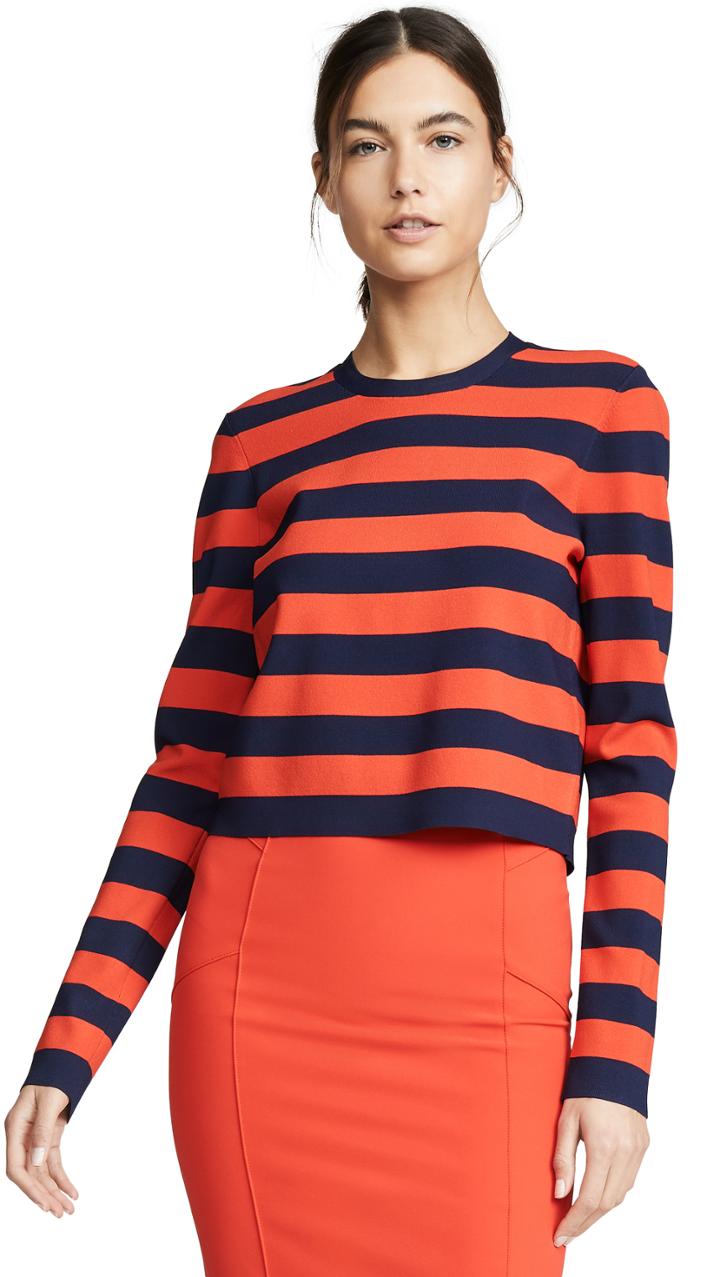 Veronica Beard Broome Long Sleeve Sweater