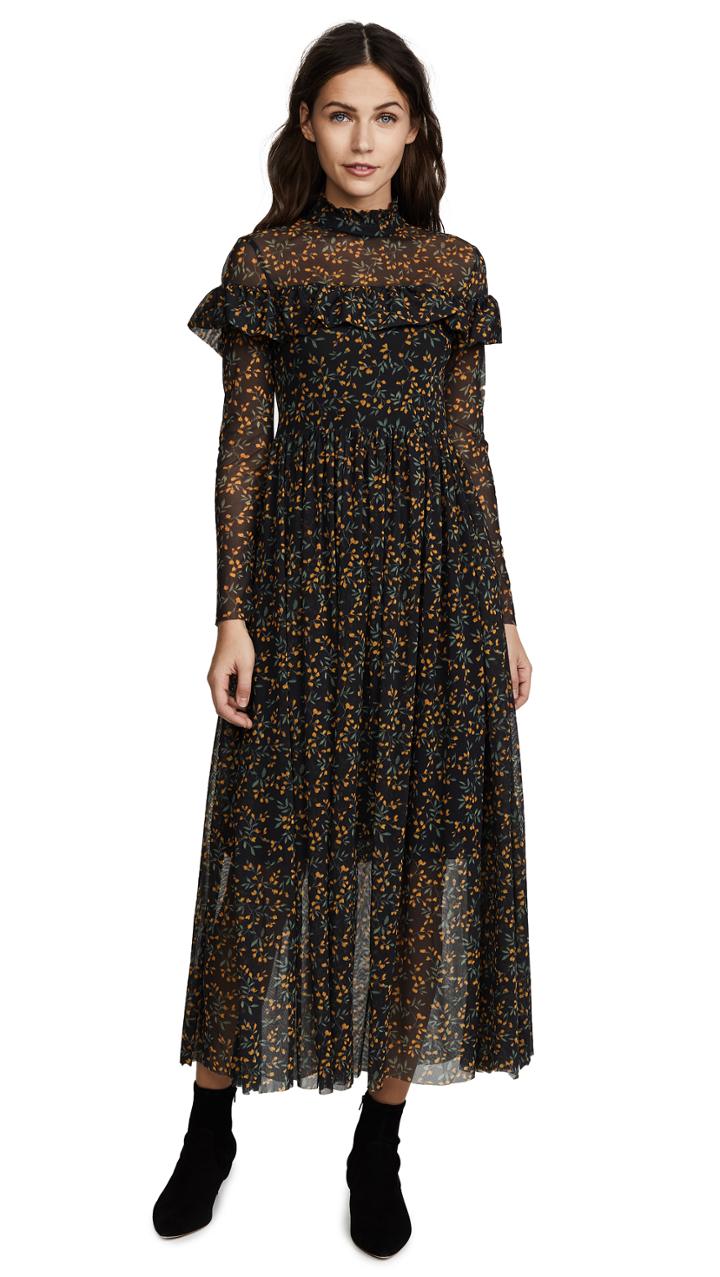 Ganni Tilden Mesh Dress