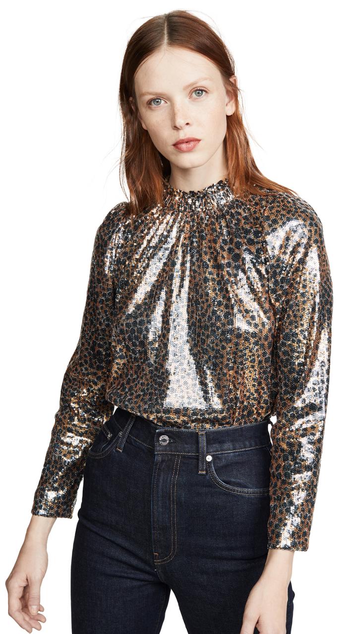 Sea Sequin Blouse