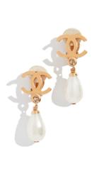 What Goes Around Comes Around Chanel Dangle Clip On Earrings