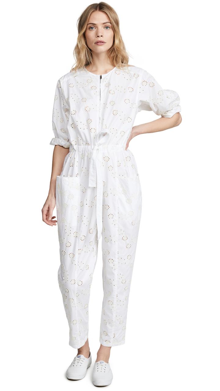 La Vie Rebecca Taylor Eyelet Jumpsuit