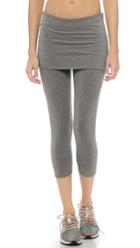 Solow Fold Over Cropped Leggings