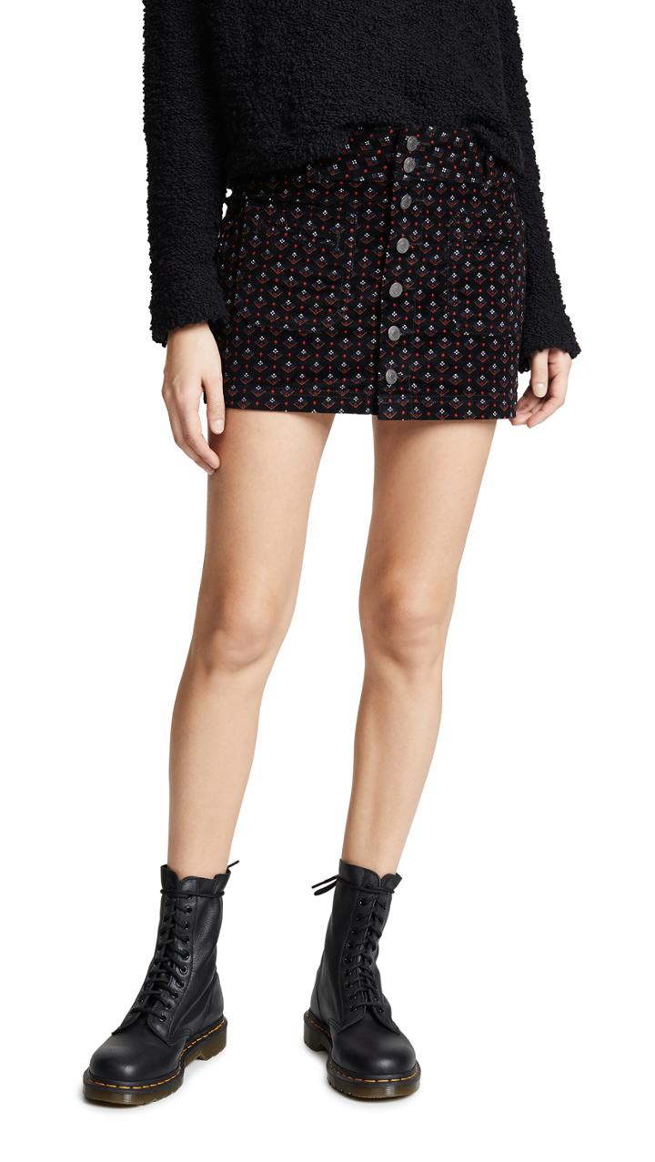 Free People Joanie Corduroy Skirt
