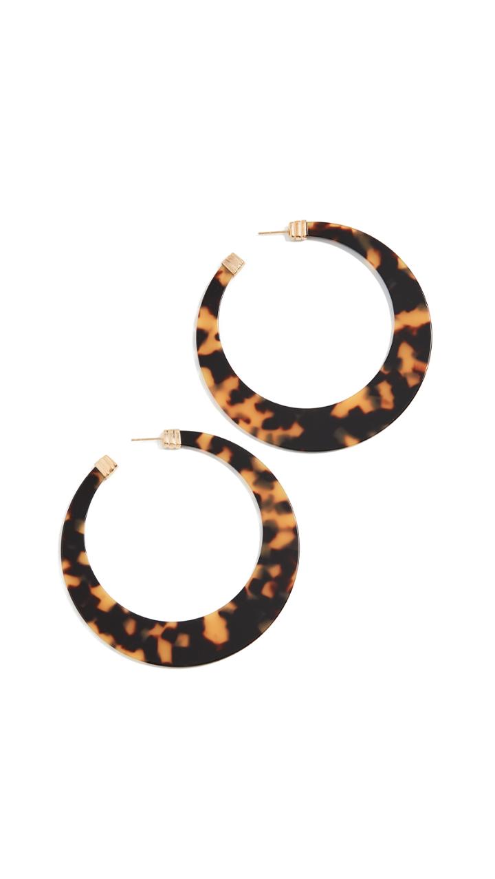 Gas Bijoux Large Lodge Hoop Earrings