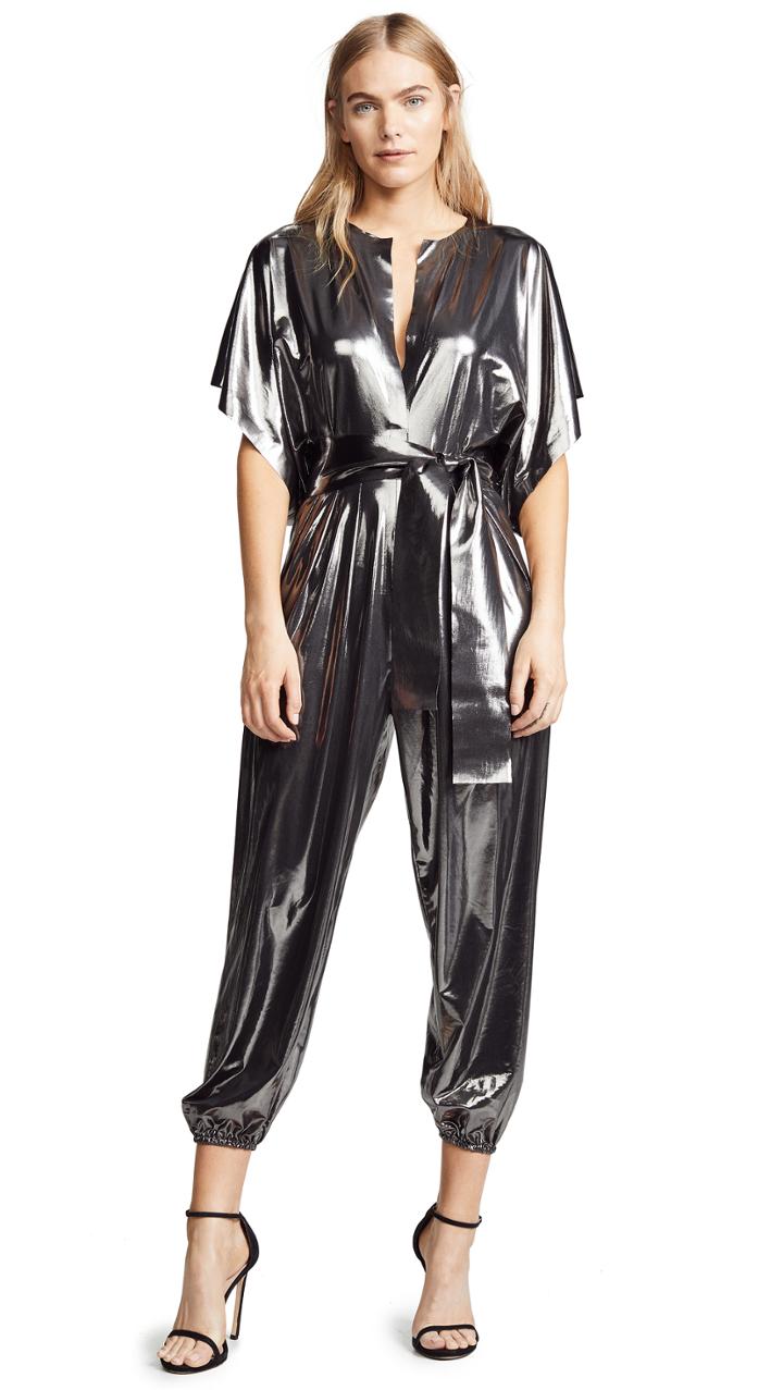Norma Kamali Rectangle Jog Jumpsuit