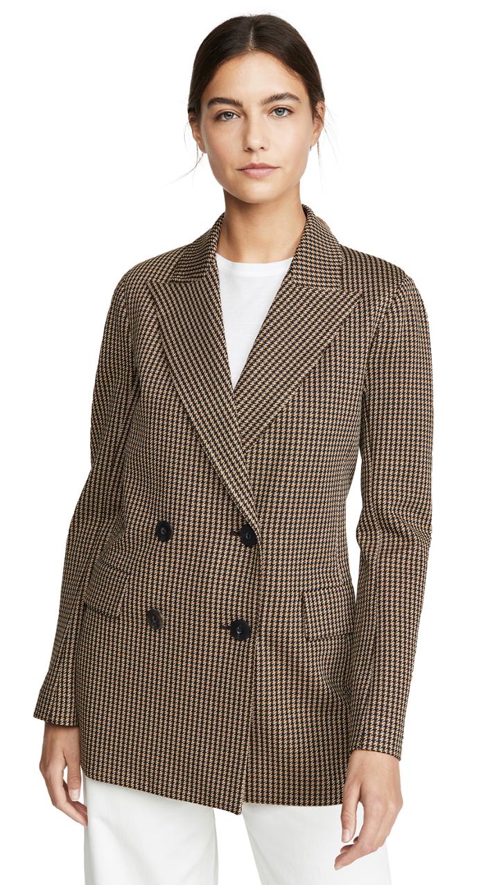 Rosetta Getty Double Breasted Peaks Lapel Jacket