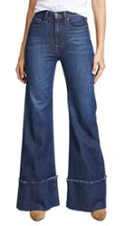 Ao.la By Alice + Olivia Ao. La By Alice + Olivia Gorgeous High Rise Trouser Jeans With Exaggerated Hem
