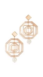 Tory Burch Beaded Chandelier Earrings