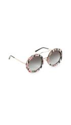 Dolce Gabbana Round Leo Sunglasses