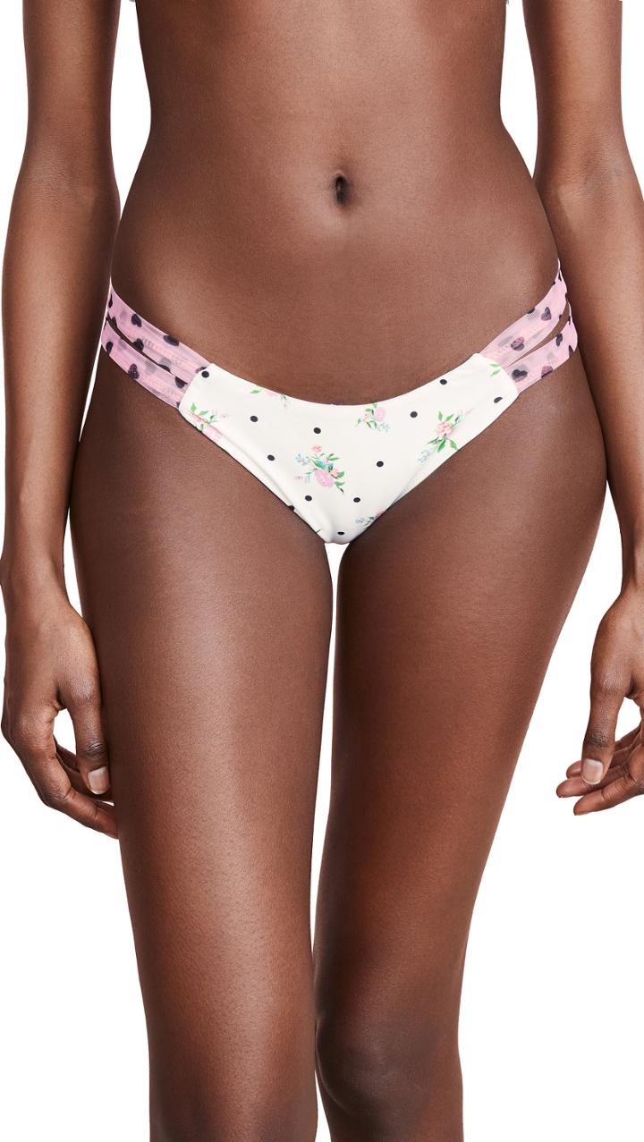 For Love Lemons Naomi Twist Bikini Bottoms