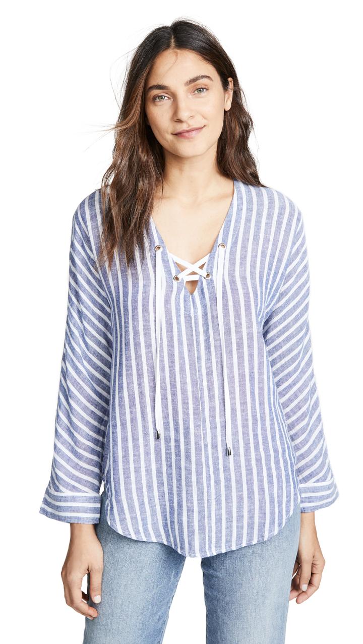 Rails Lily Lace Up Top