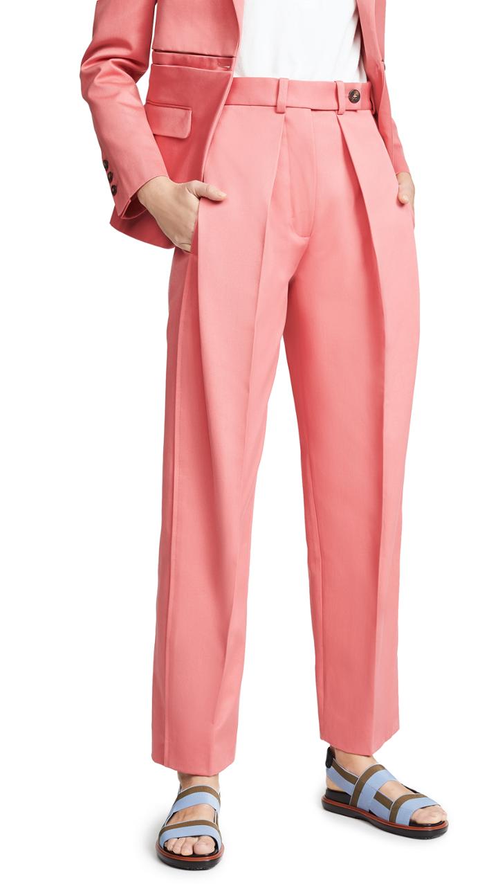 Cedric Charlier Wide Leg Trousers