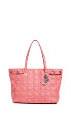 What Goes Around Comes Around Dior Pink Coated Canvas Panarea Bag