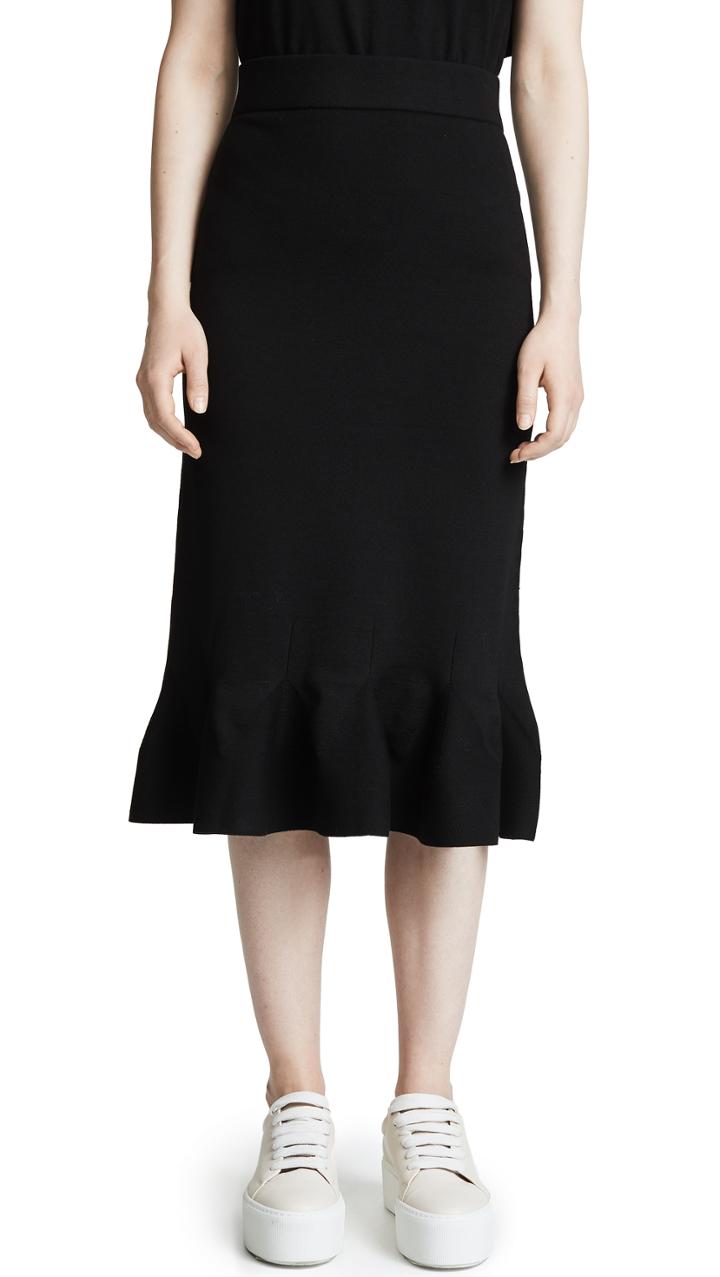 Rhie Perry Ruffle Pencil Skirt