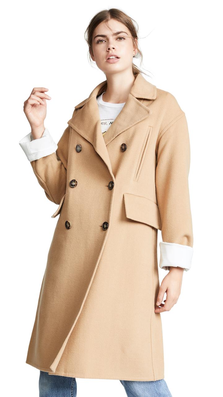 Edition10 Double Breasted Overcoat