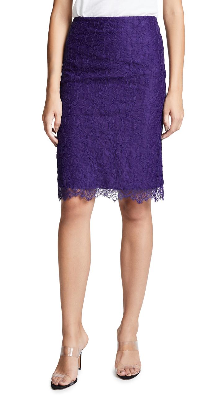 Nina Ricci Lace Mini Skirt