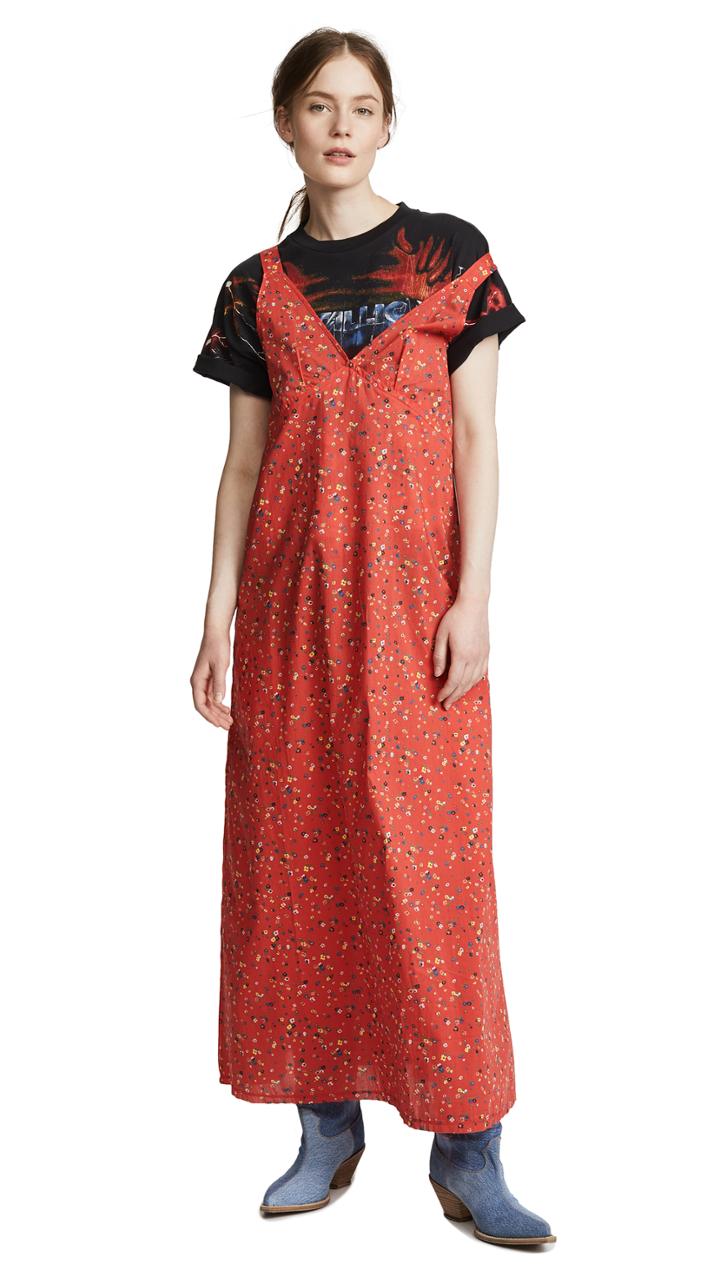 R13 Long Slip Dress