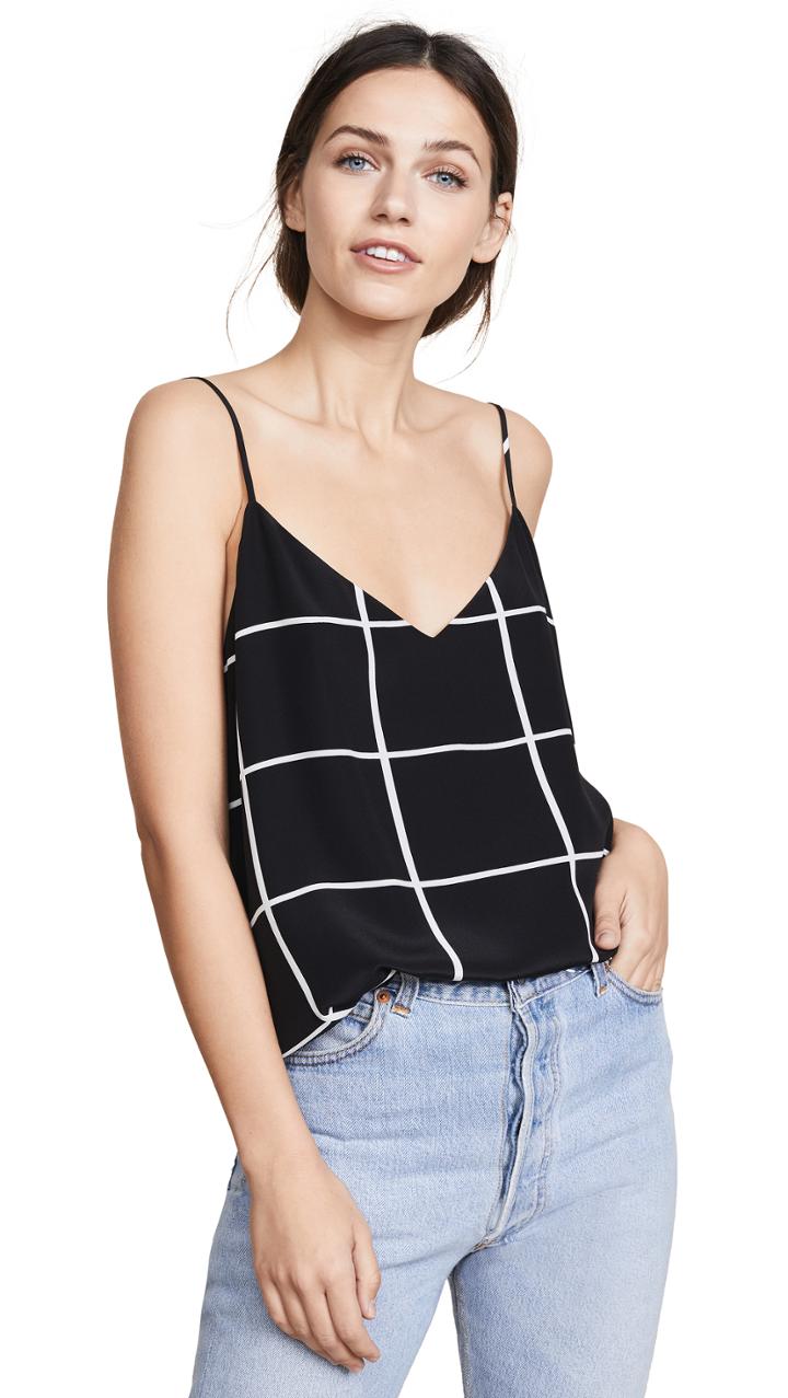 L Agence Jane Spaghetti Strap Top