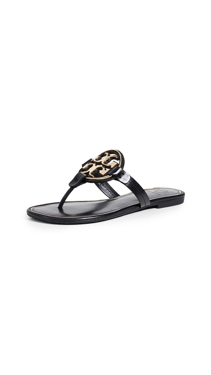 Tory Burch Miller Metal Thong Sandals