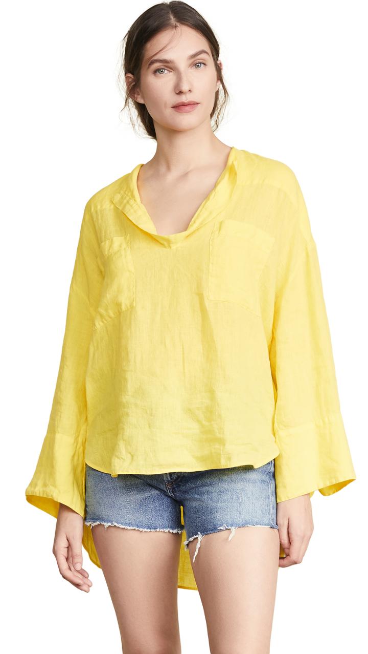 Nude Linen Shirt