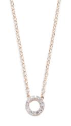 Mateo 14k Mini Diamond Circle Necklace