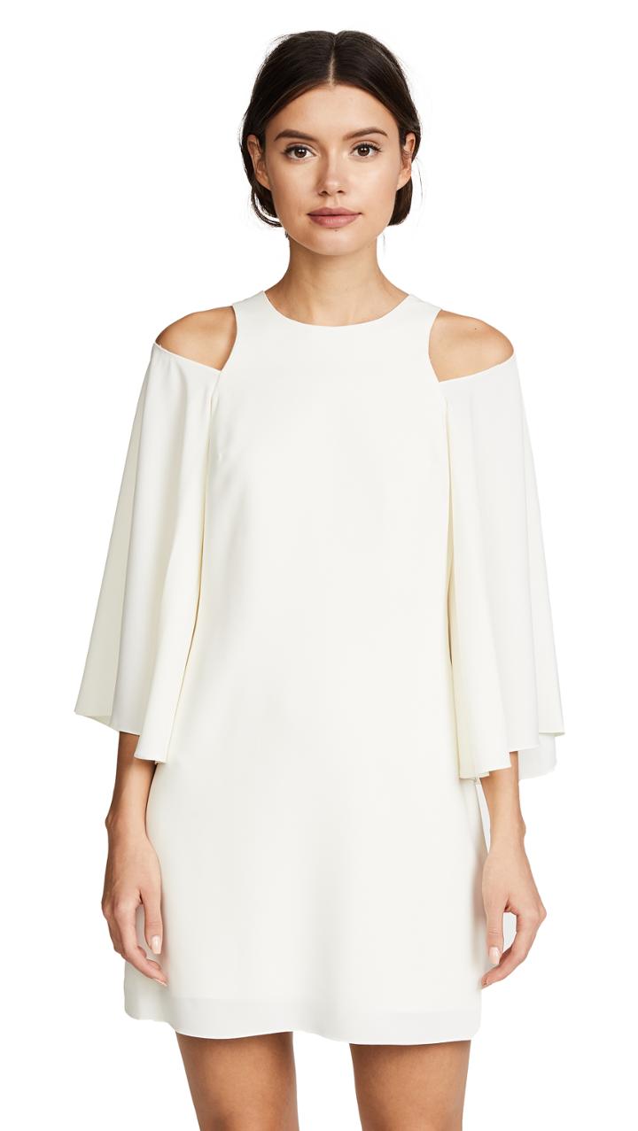 Halston Heritage Bell Sleeve Shift Dress