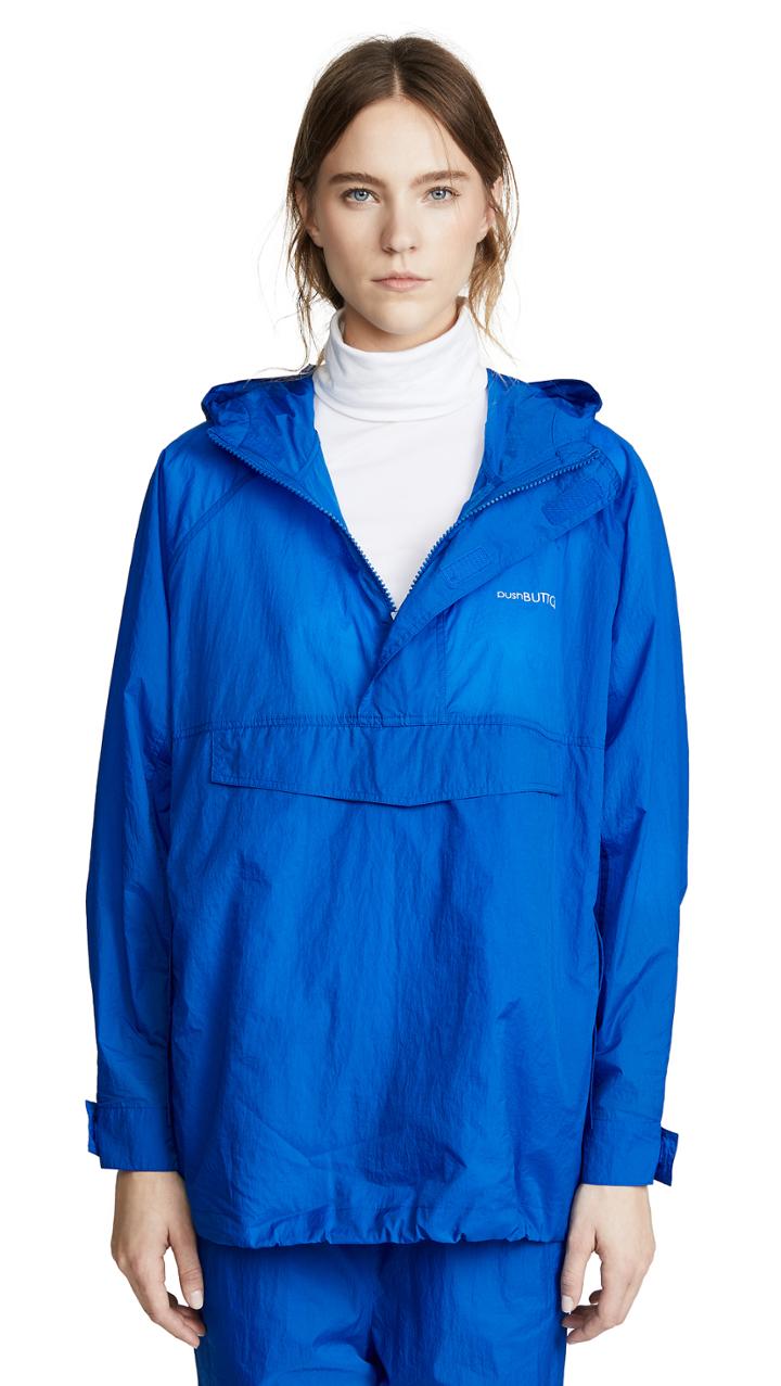 Pushbutton Hooded Parka