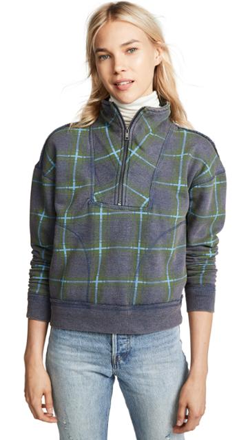 Free People Why Not Zip Thru Pullover