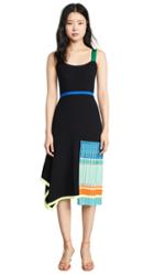 I Am Chen Colorblock Stripe Dress