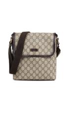 What Goes Around Comes Around Gucci Coated Canvas Messenger Bag