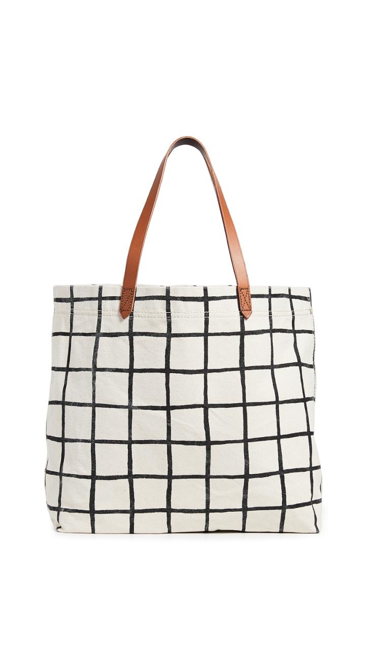 Madewell Classic Printed Transport Tote