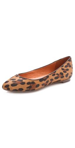 Madewell Leopard Sidewalk Flats