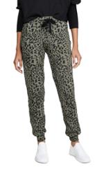 Chrldr Leopard Print Flat Pocket Sweatpants