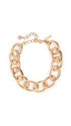Oscar De La Renta Oversized Chain Link Necklace