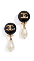 What Goes Around Comes Around Chanel Pearl Dangle Earrings