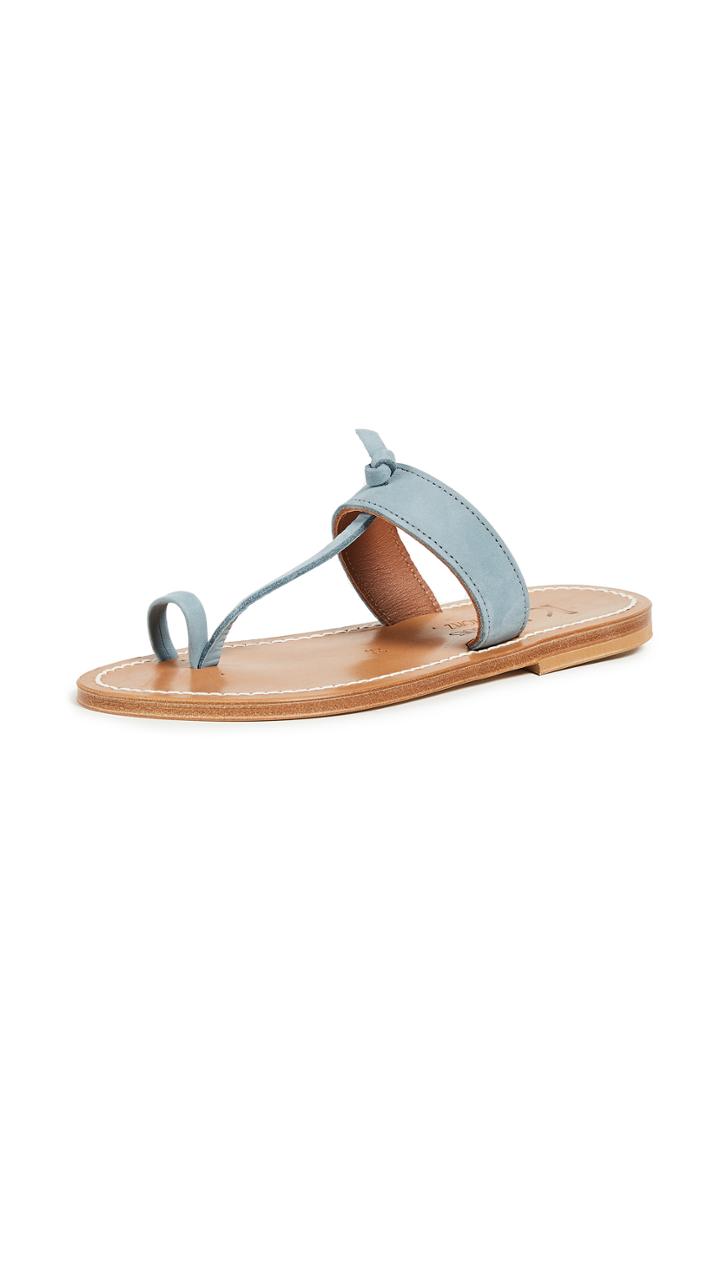K Jacques Ganges Toe Ring Sandals