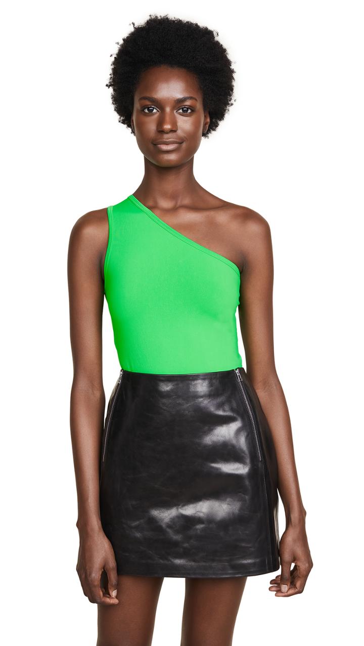 Helmut Lang Asymmetrical Seamless Tank Top