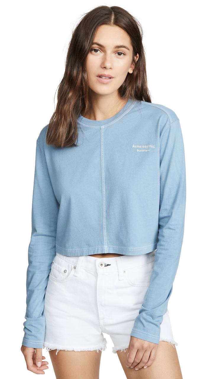 Acne Studios Elvana Acid Wash T Shirt