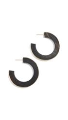 Soko Gilded Horn Paddle Hoops