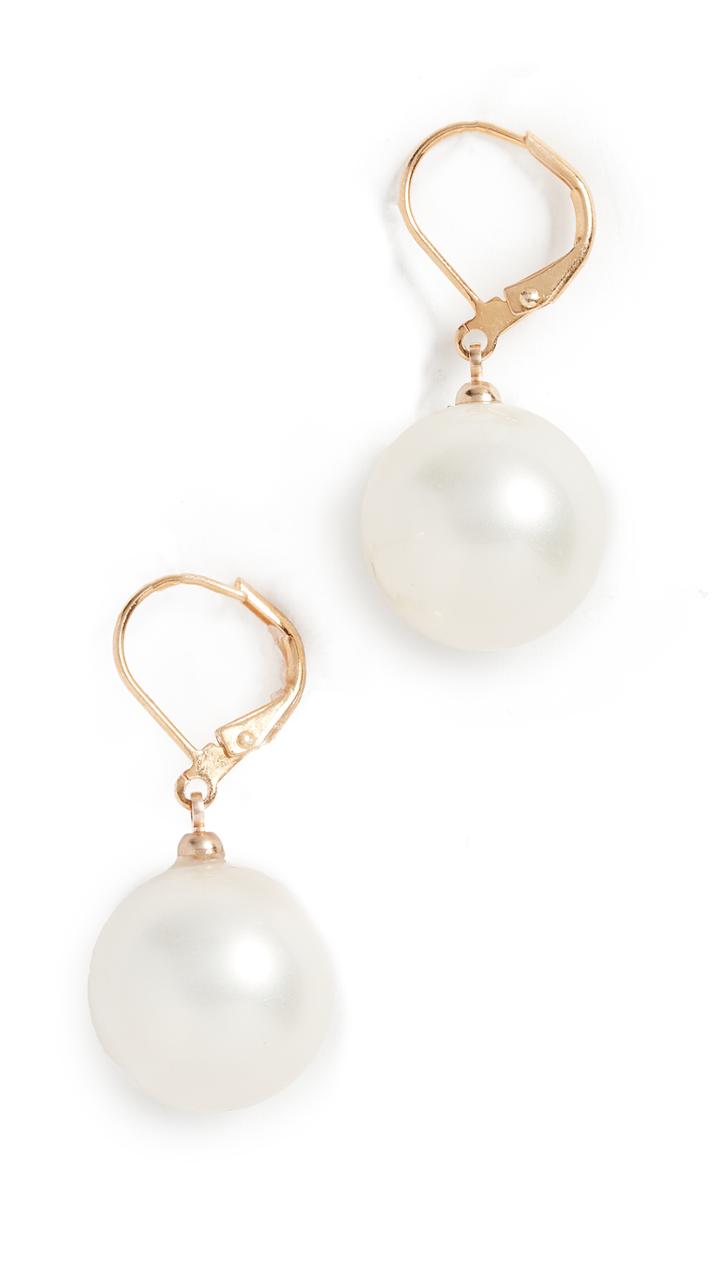 Kenneth Jay Lane Imitation Pearl Earrings