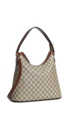What Goes Around Comes Around Gucci Brown Convertible Hobo