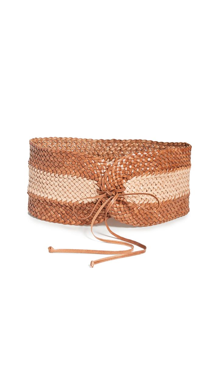 Zimmermann Woven Wide Waist Belt