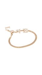 Shay Baby Link Love Drop Bracelet