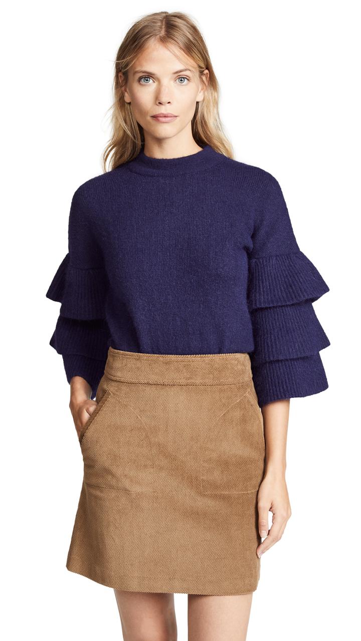 Endless Rose Ruffle Sleeve Sweater