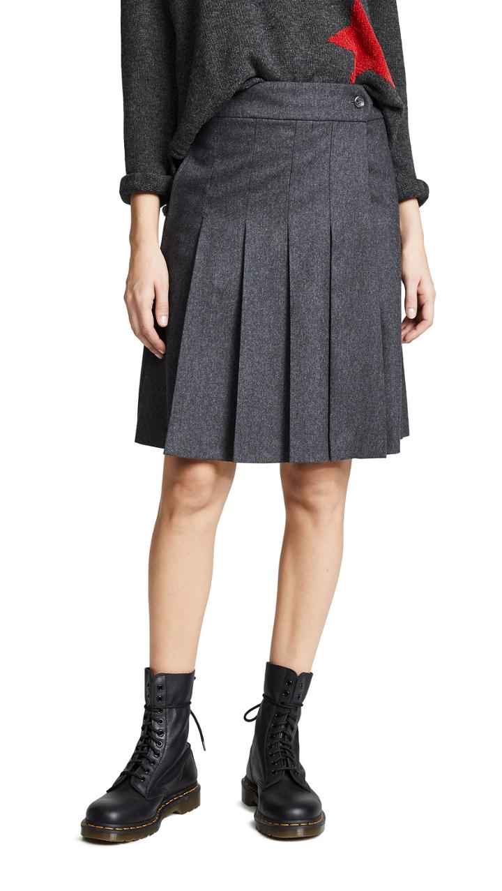 A P C Hortense Wrap Skirt