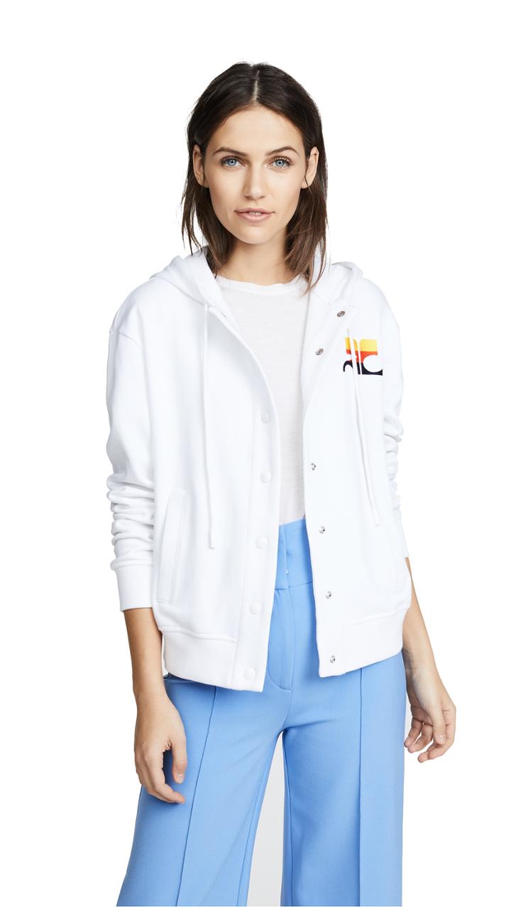 Courreges Snapped Hooded Jacket