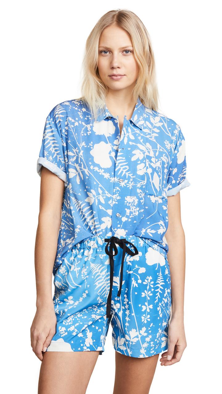 Double Rainbouu Dream Fields Short Sleeve Hawaiian Shirt
